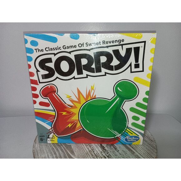 Hasbro Sorry! The Classic Board Game of Sweet Revenge 2020 (Factory Sealed) - Picture 1 of 2